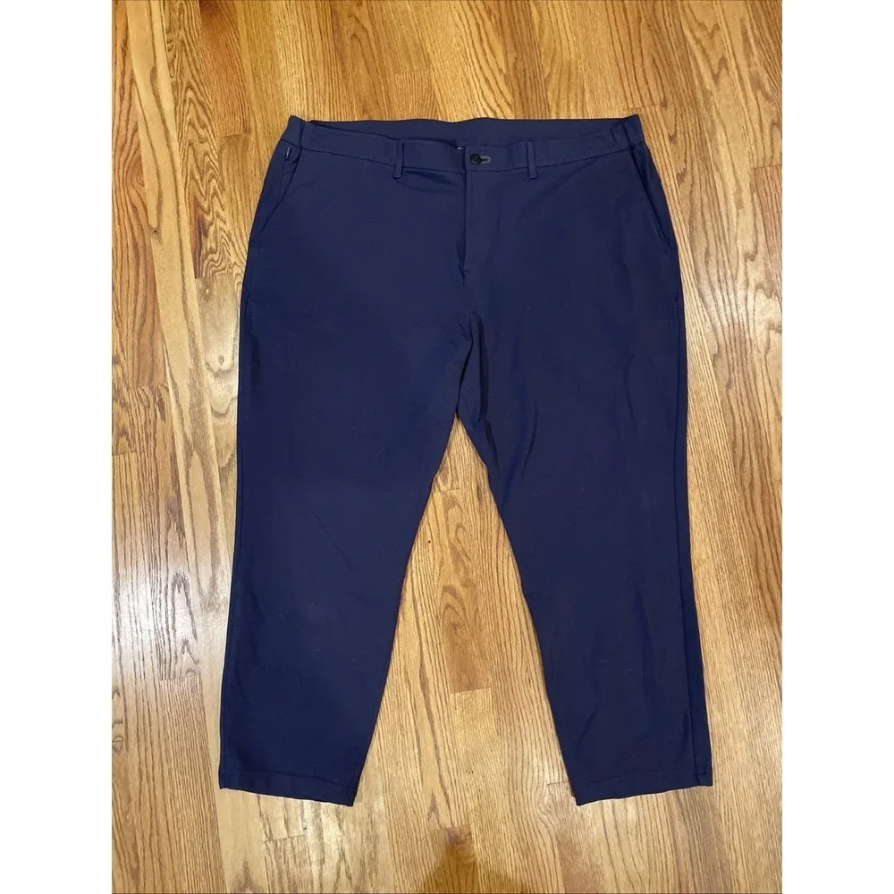 Public Rec Men's Workday Chino Pants Navy Blue Nylon Blend Stretch‎ Size 44x28